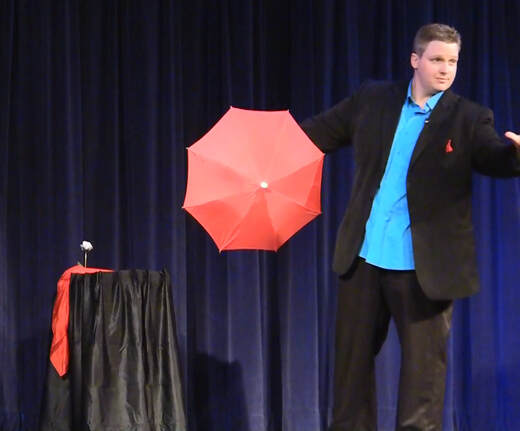 Magic show in Denver with magician Jeff Jenson